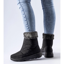 Brownton black low wedge snow boots 1 Brownton black low wedge snow boots 1