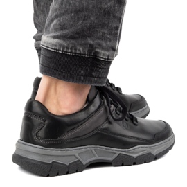 Olivier Men's casual leather shoes 842MA black 2 Olivier Men's casual leather shoes 842MA black 2