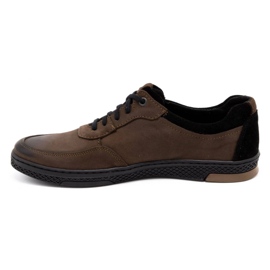 KOMODO Men's casual leather shoes 918K brown 1