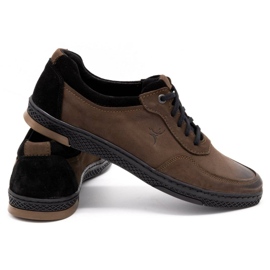 KOMODO Men's casual leather shoes 918K brown 3
