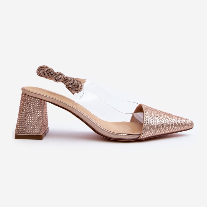 Elegant Pointed Toe Pumps D&amp;A MR91292-1 Champagne golden 1