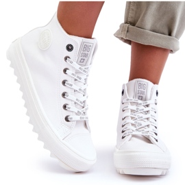 Women's Sneakers Big Star High Warm White GG274108 4