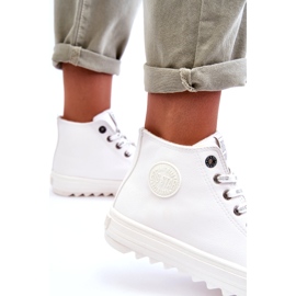 Women's Sneakers Big Star High Warm White GG274108 1