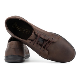 Polbut Leather men's shoes 320 dark brown 3