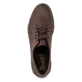 Polbut Leather men's shoes 320 dark brown 4