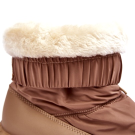 Seastar Beige women's snow boots with a thick sole 2 Seastar Beige women's snow boots with a thick sole 2