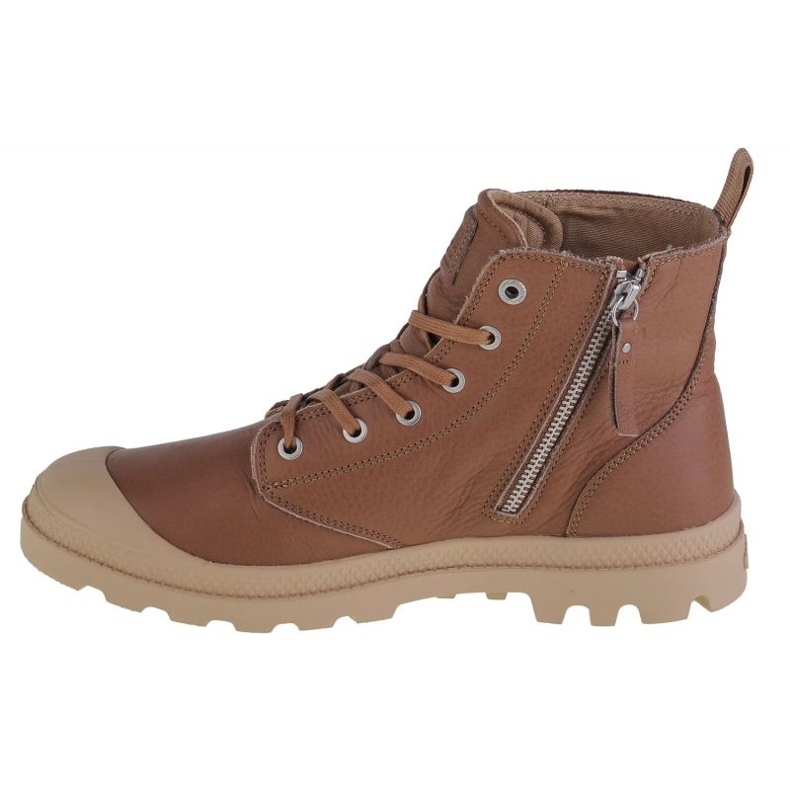 Palladium Pampa Zip Lth Ess M 76888-254-M shoes brown 1