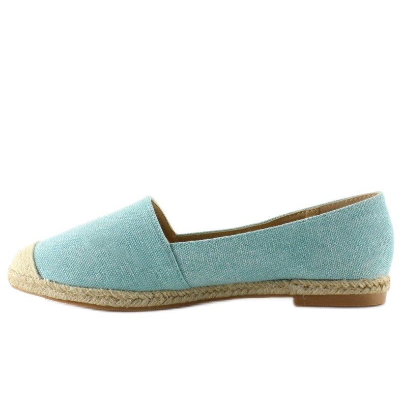 Espadrilles with linen toe caps JH23P L. Blue 1