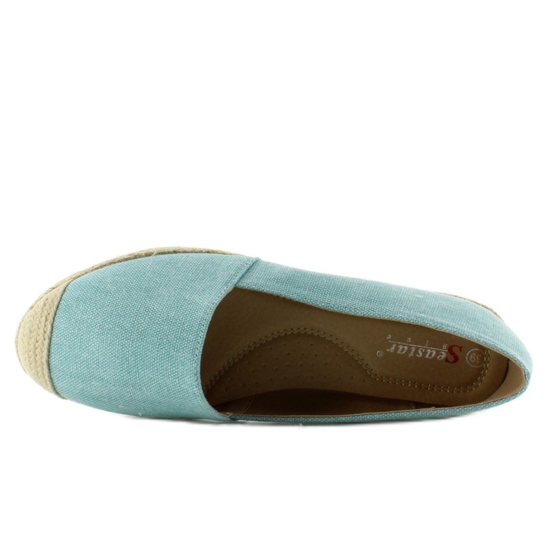 Espadrilles with linen toe caps JH23P L. Blue 2
