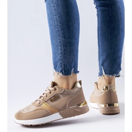 Dark beige Rovagnate sneakers 1