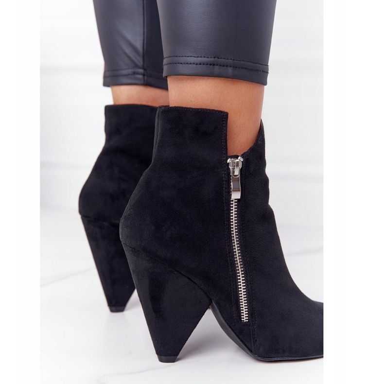 Asymmetrical Boots On High Heel Lu Boo Black 4