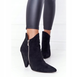 Asymmetrical Boots On High Heel Lu Boo Black 2