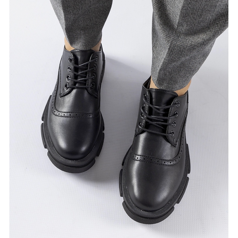 Piazzetta black lace-up shoes 2