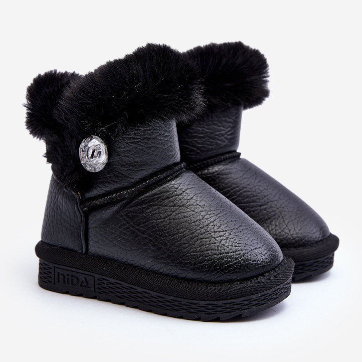 Black Bessie Insulated Snow Boots With Fur 2 Black Bessie Insulated Snow Boots With Fur 2