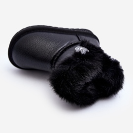Black Bessie Insulated Snow Boots With Fur 1 Black Bessie Insulated Snow Boots With Fur 1