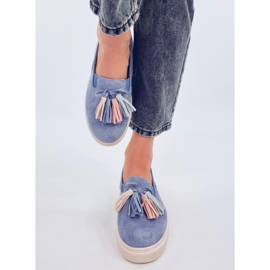 Krauss Blue tassel loafers 1