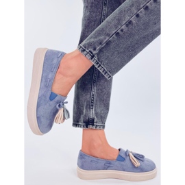 Krauss Blue tassel loafers 2
