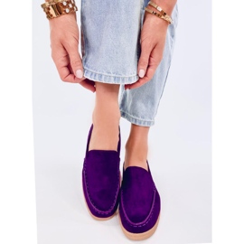 Soft women's moccasins by Justt Purple violet 1