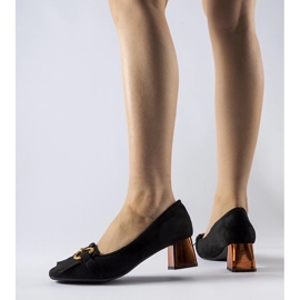 Black high-heeled Basso pumps 1 Black high-heeled Basso pumps 1