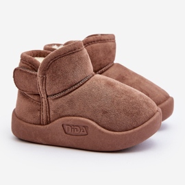 Children's Brown Benigna Fur-Insulated Snow Boots 1