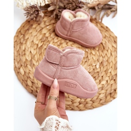 Pink Benigna Children's Snow Boots Lined With Fur 2