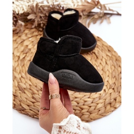 Black Benigna Children's Snow Boots With Fur Lining 2