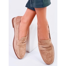 Dorry Khaki women's moccasins beige 1