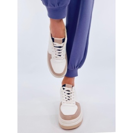 Everss Khaki women's sneakers beige 2