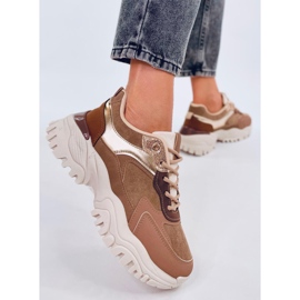 Bolms Khaki women's sneakers beige 2