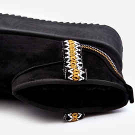 Platform Snow Boots With Black Udra Pattern 1