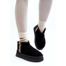 Platform Snow Boots With Black Udra Pattern 2