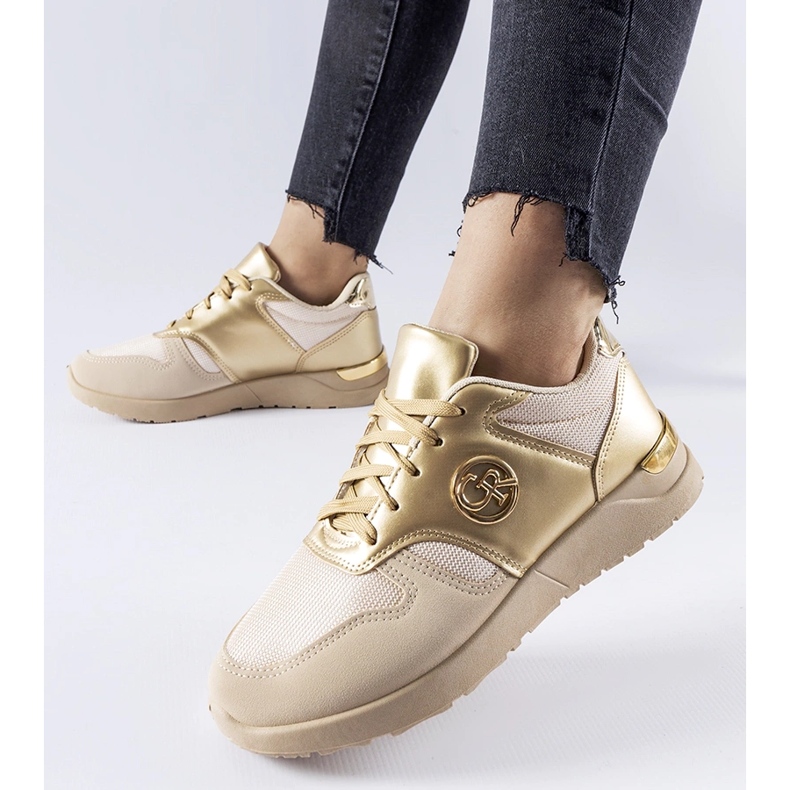 Beige Almenno sports sneakers 1