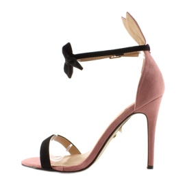 Sandals on a pin with ears ZJ-15P Pink 1