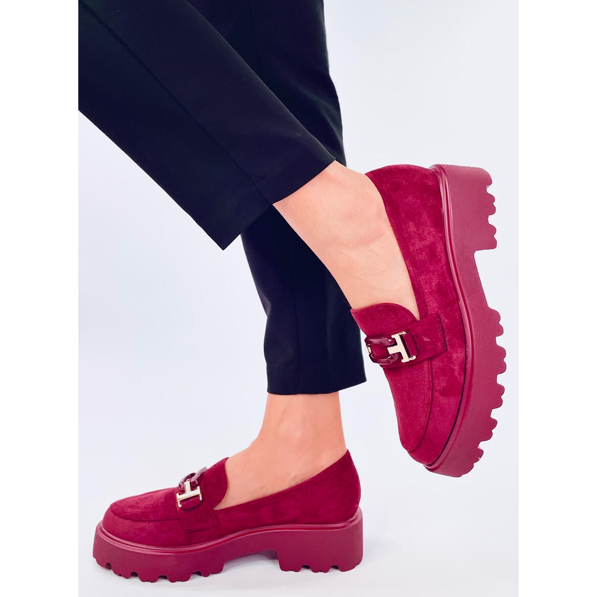 Red suede shoes womens uk sales