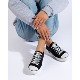 Women's Big Star sneakers KK274096 black 2