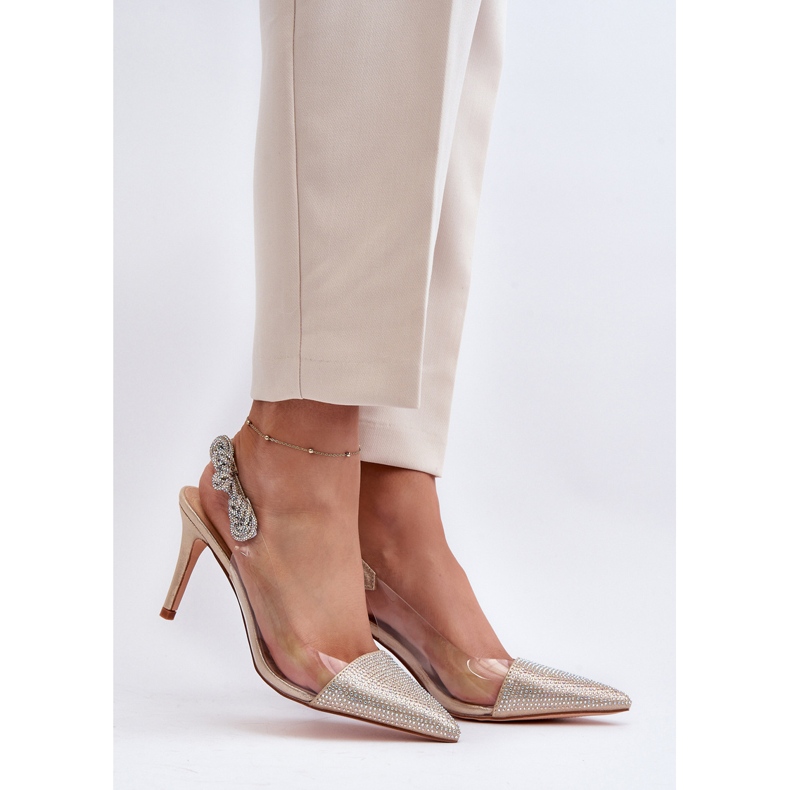 D&amp;A MR1966-11 Gold Decorated High Heels golden 2