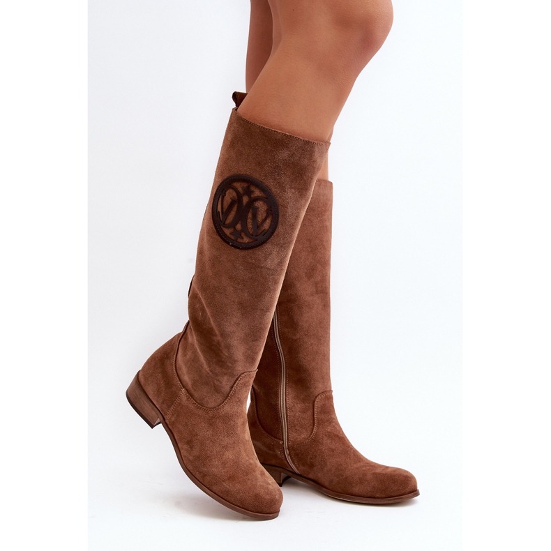 Zazoo 3367 Women's Suede Over-the-Knee Boots, Brown 1 Zazoo 3367 Women's Suede Over-the-Knee Boots, Brown 1