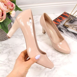 Sergio Leone W SK39J nude patent pumps pink 1