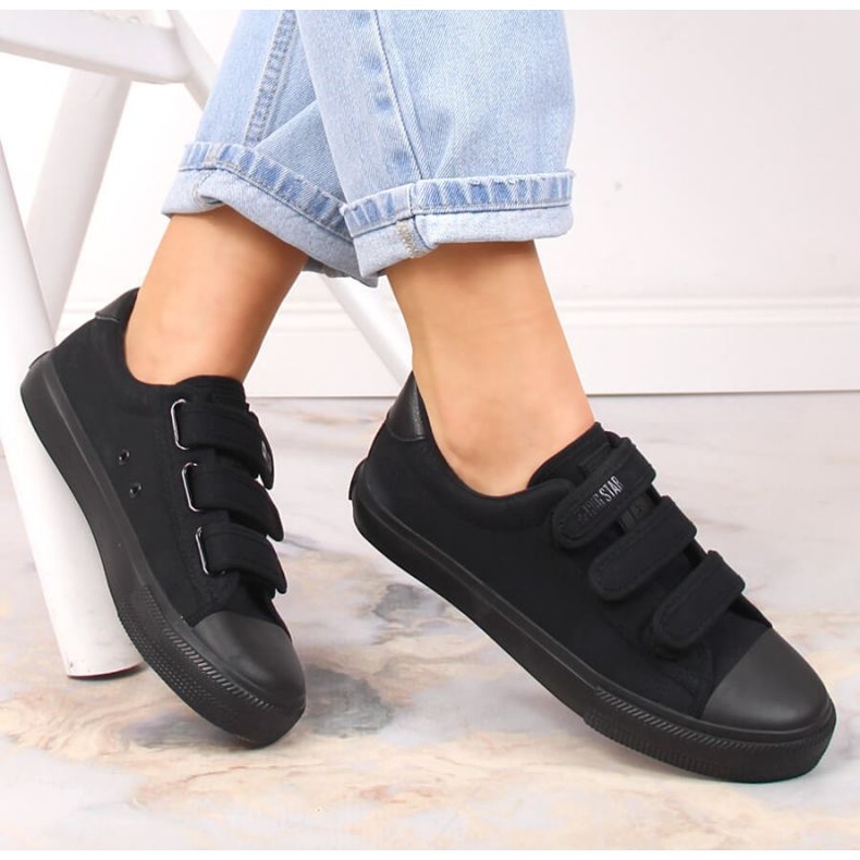 Big Star W INT1842D Velcro sneakers, black 1