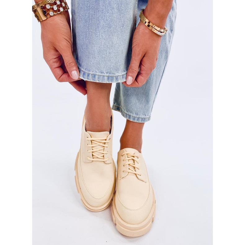 High-soled loafers Unna Yellow 1