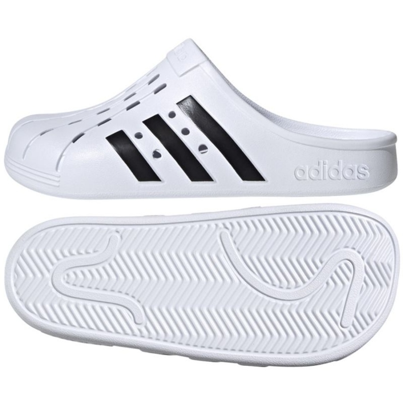 Adidas Adilette Clog FY8970 white foam sports flip-flops 1