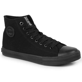 Men's high black sneakers Big Star FF174550 1