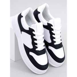 Brewer Black panda women's sneakers white 1