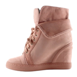 Suede sneakers B12-22 Pink 1