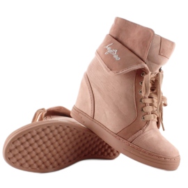 Suede sneakers B12-22 Pink 2
