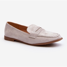 Women's Classic Moccasins Gray Olevin grey 1