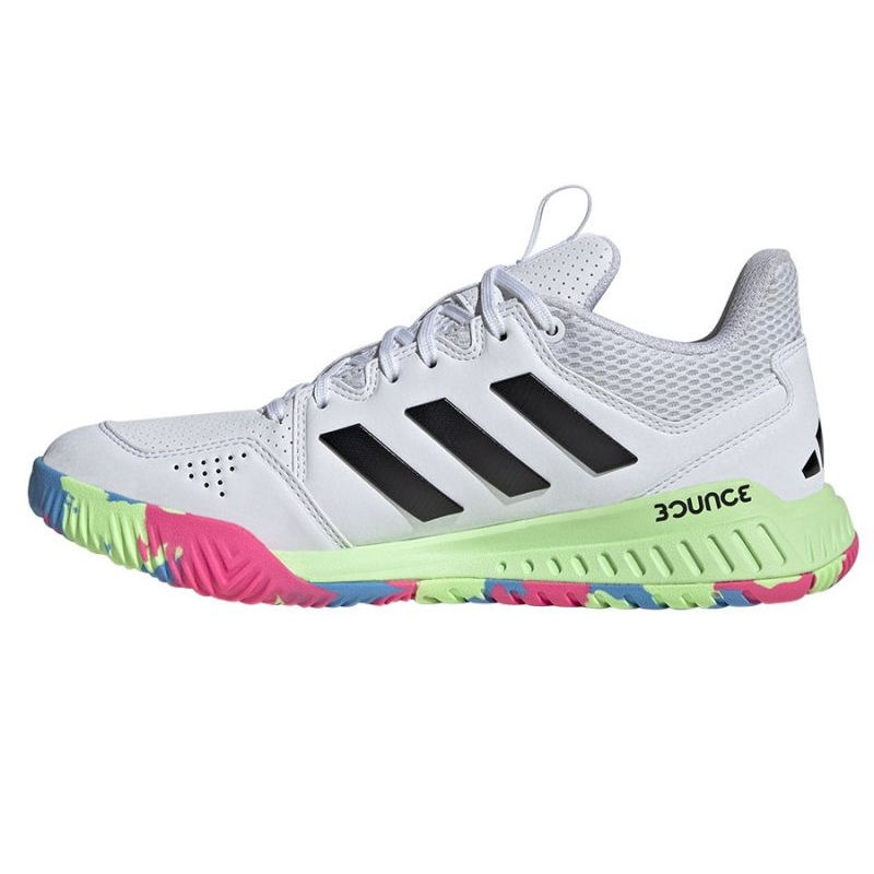 adidas gazelle silver green womens adidas Men's Court Team Bounce 2.0 Indoor Shoe