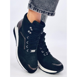 Outer Black wedge sneakers 2