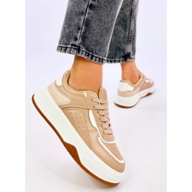 Moriau Camel women's sneakers beige 2