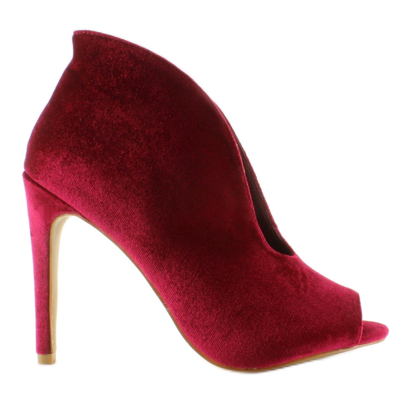 Velvet pumps 8751 Red boots 2